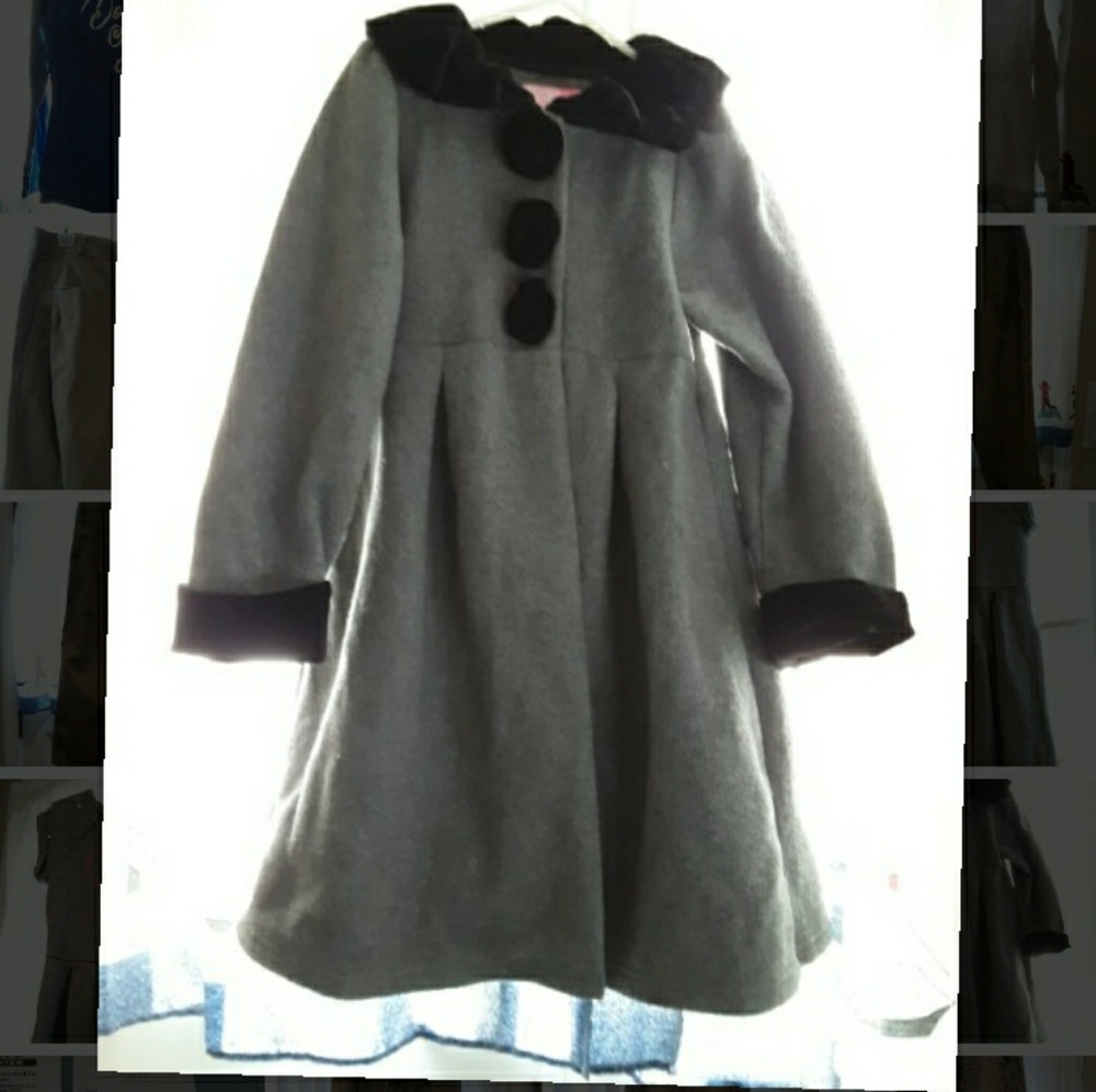 Dressy Girls Coat Sz. 6 EUC - Picture 1 of 4